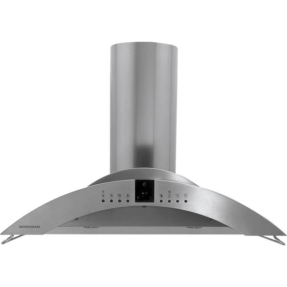 Monogram - 37" Convertible Range Hood - Stainless steel - Front_Zoom