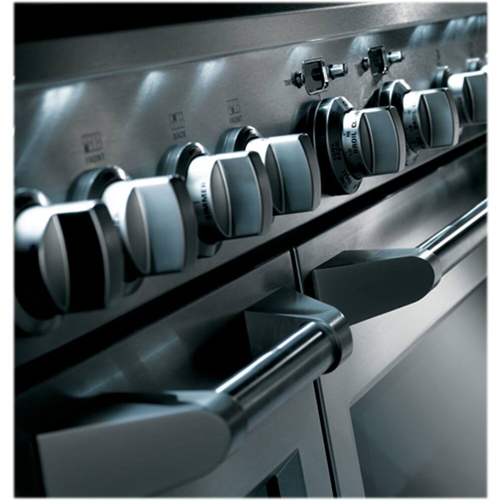 Monogram - 8.3 Cu. Ft. Self-Cleaning Freestanding Double Oven Dual Fuel Convection Range - Stainless steel - Alt_View_Standard_12