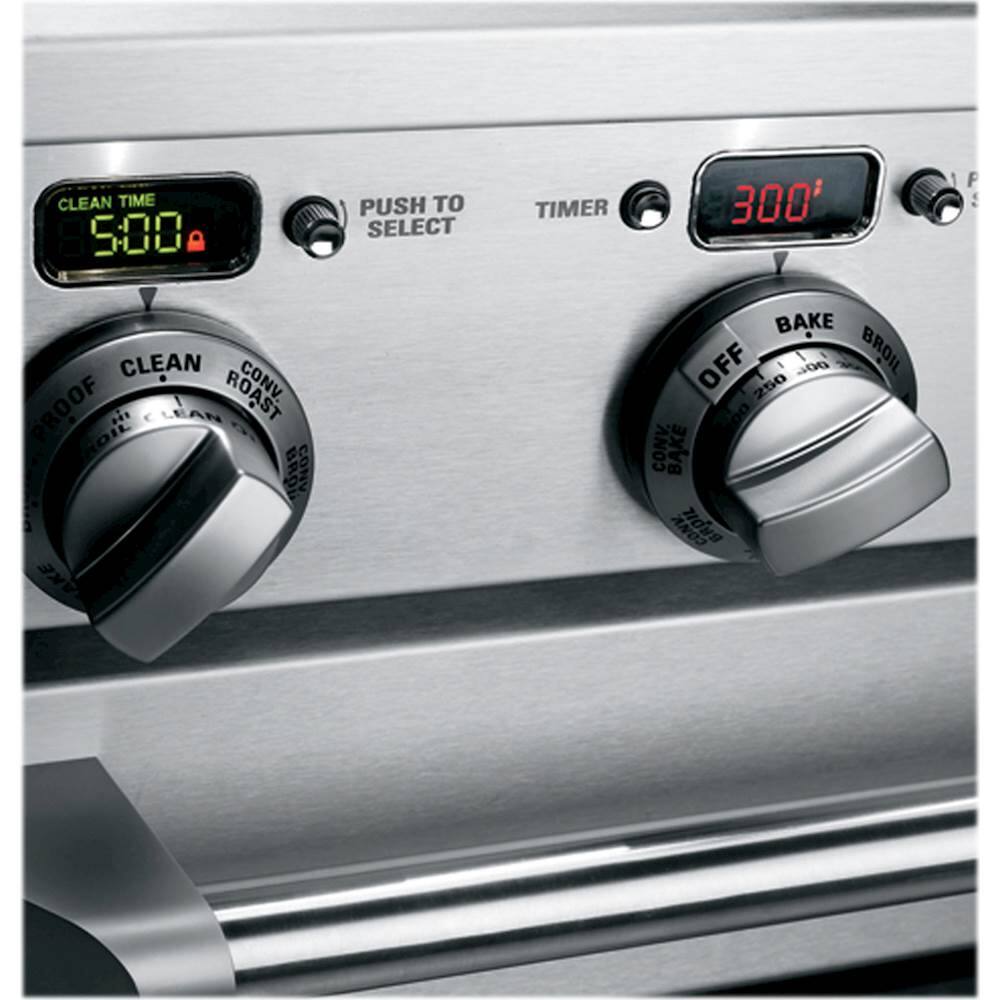 Monogram - 5.7 Cu. Ft. Self-Cleaning Freestanding Gas Convection Range - Stainless steel - Alt_View_Standard_14
