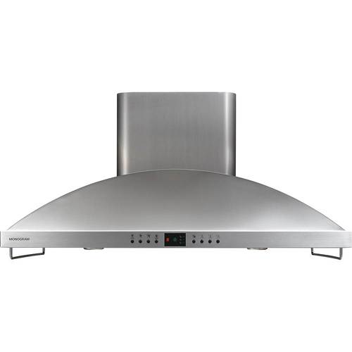 Monogram - 42" Externally Vented Range Hood - Stainless steel - Front_Standard