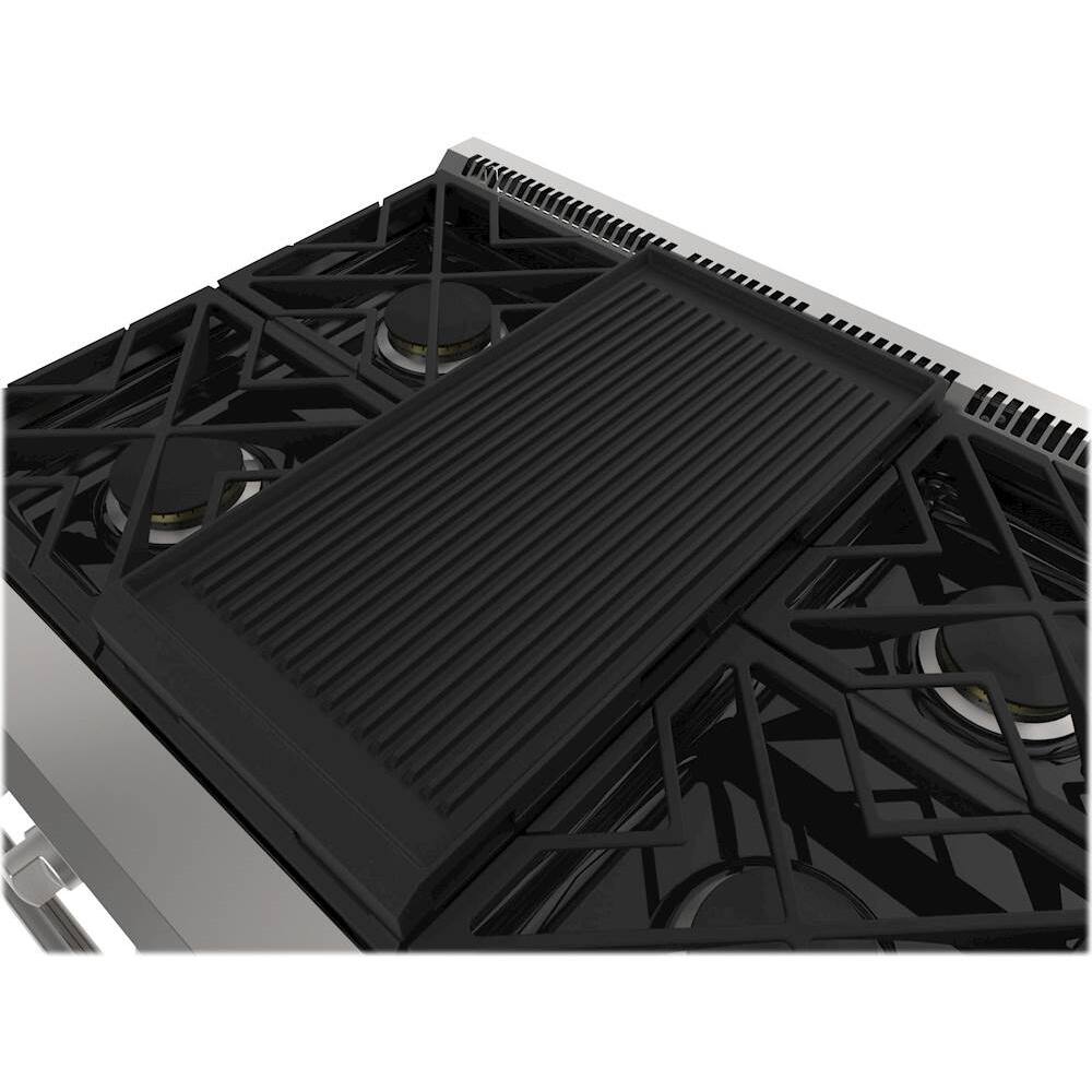 Monogram - 8.9 Cu. Ft. Self-Cleaning Freestanding Double Oven Gas Convection Range - Stainless steel - Alt_View_Standard_16