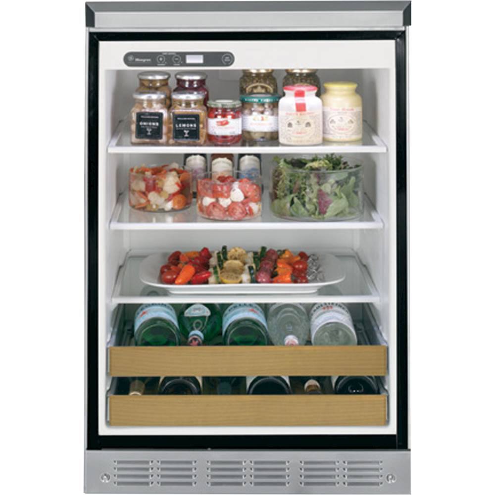 Monogram - 5.4 Cu. Ft. Compact Refrigerator - Stainless steel - Alt_View_Standard_12