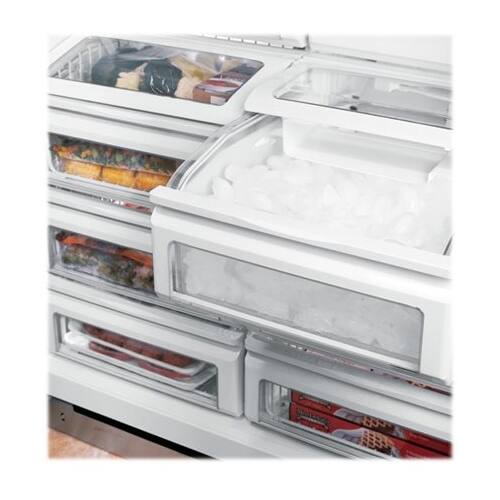 Monogram - 21.9 Cu. Ft. Upright Freezer - Stainless steel - Alt_View_Standard_13