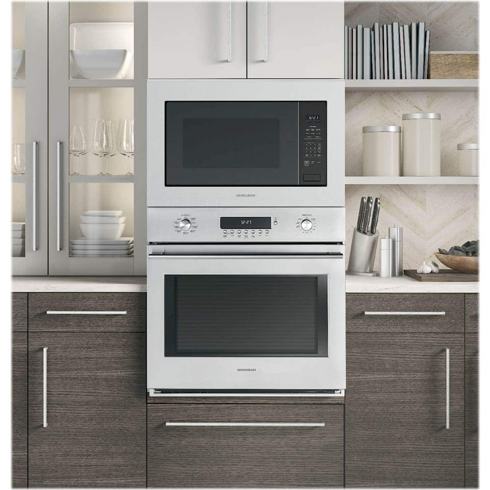 Monogram - 29.8" Built-In Single Electric Convection Wall Oven - Stainless steel - Alt_View_Standard_19