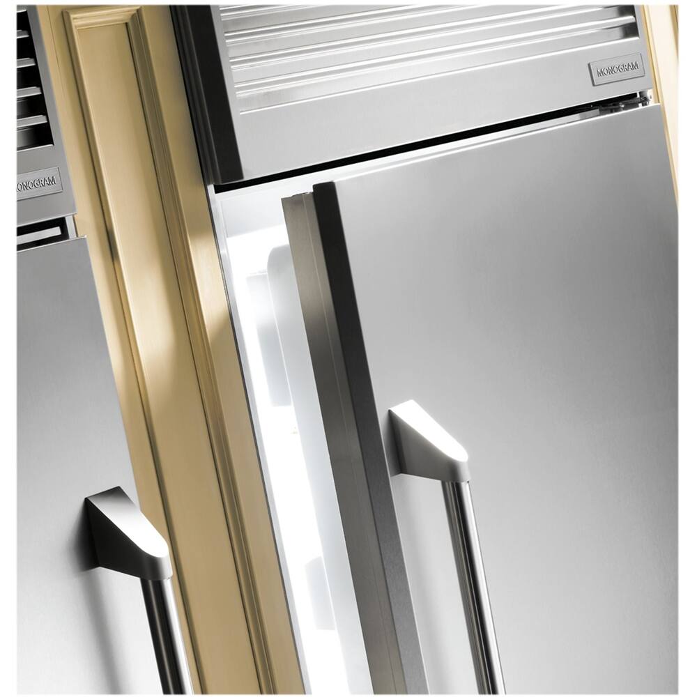 Monogram - 22 Cu. Ft. Refrigerator - Stainless steel - Alt_View_Standard_11
