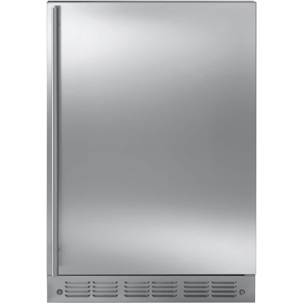 Monogram - 5.4 Cu. Ft. Built-In Compact Refrigerator - Stainless steel - Front_Standard