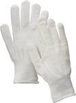 Insignia - LED Gloves with Blue LED Lights - White