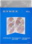 Dynex - DVD Storage Boxes (5-Pack) - Clear