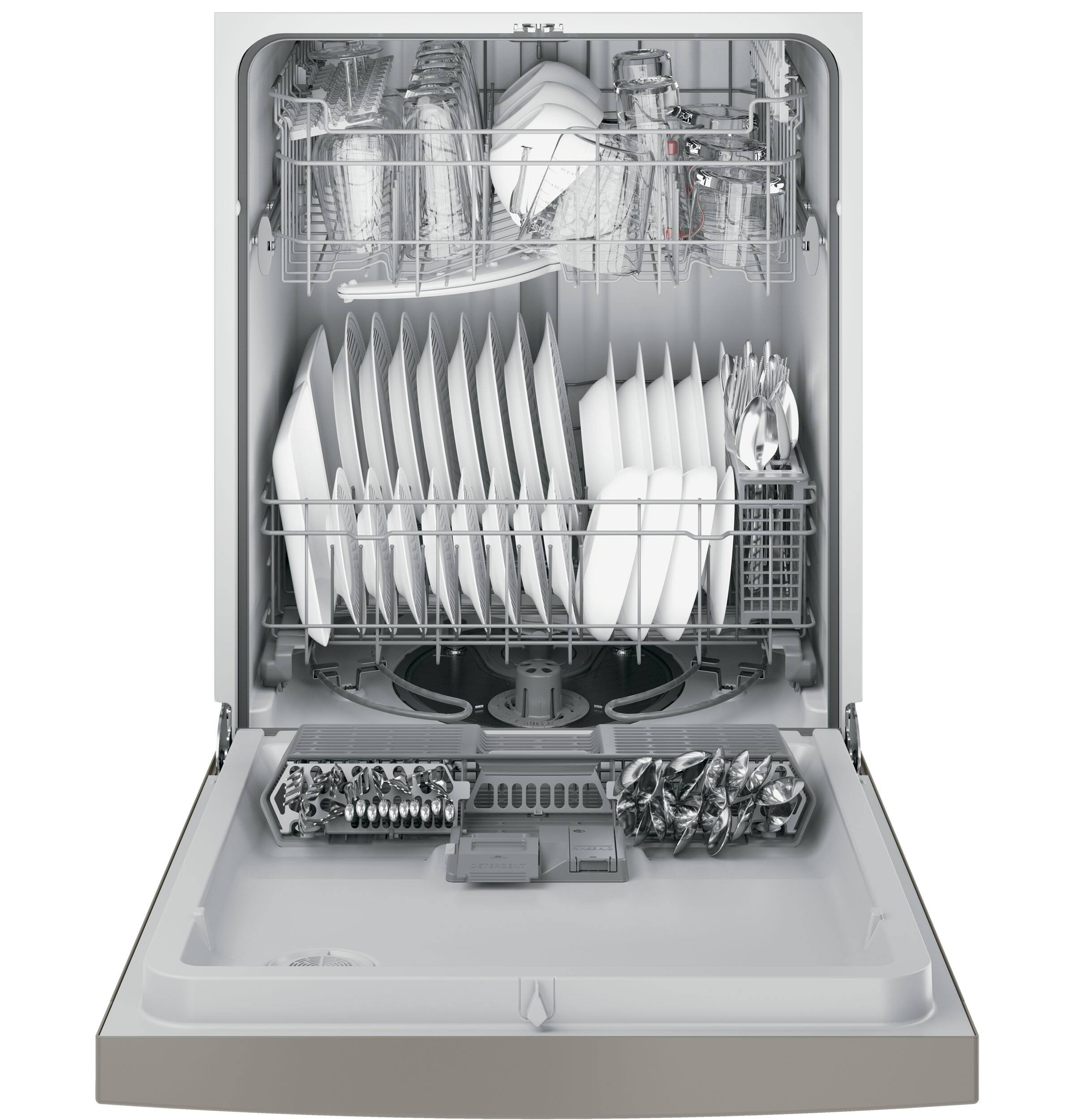 GE - 24" Front Control Tall Tub Built-In Dishwasher - Slate - Alt_View_Standard_13