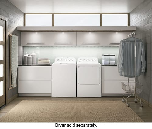 GE - 7.2 Cu. Ft. 4-Cycle Electric Dryer - White - Alt_View_Standard_16