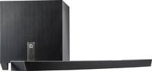 Definitive Technology - W Studio Micro 3.1-Channel Soundbar with 8" Wireless Subwoofer and Wi-Fi Music Streaming - Brushed Aluminum