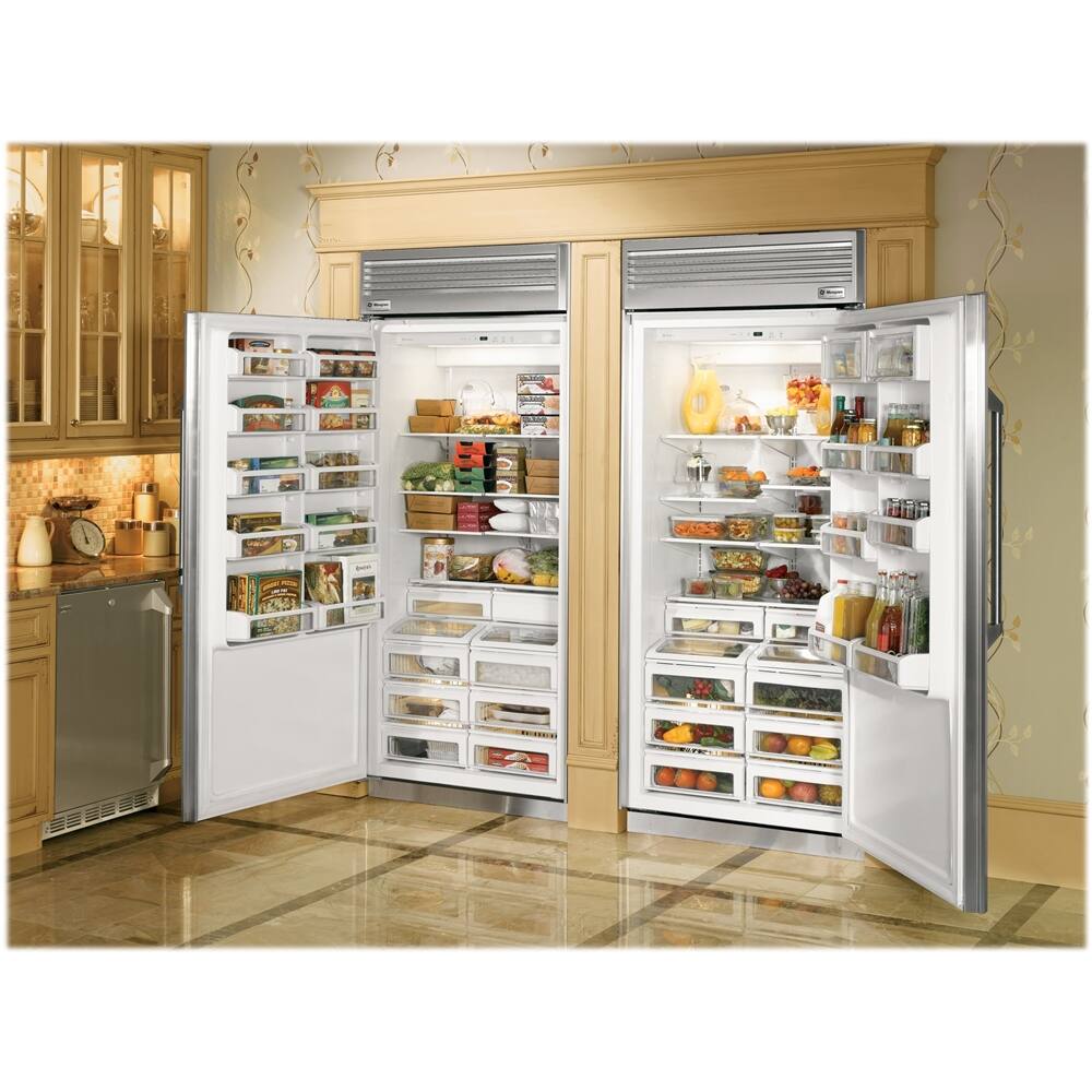 Monogram - 22 Cu. Ft. Refrigerator - Stainless steel - Alt_View_Standard_11