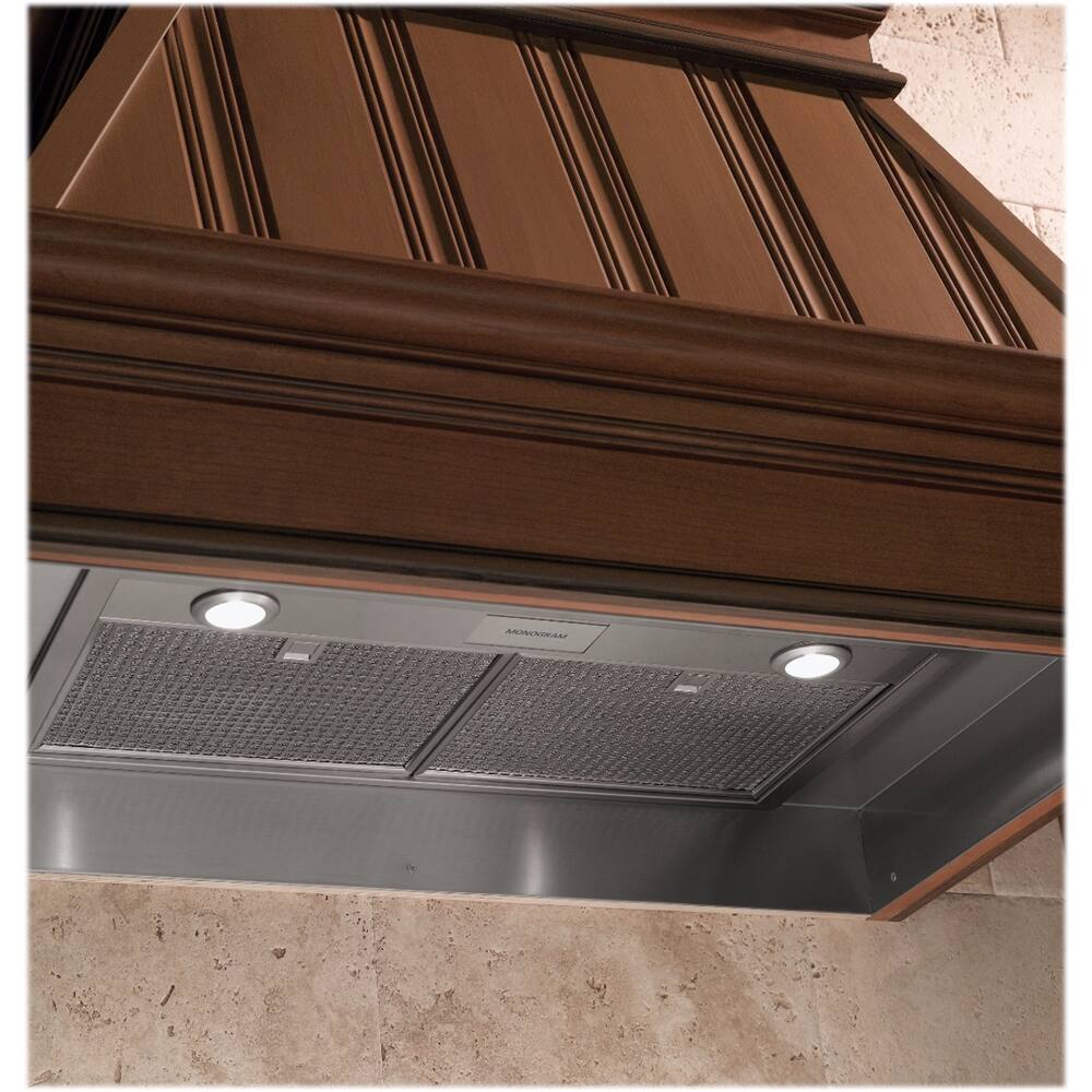 Monogram - 35" Externally Vented Range Hood - Stainless steel - Alt_View_Standard_13
