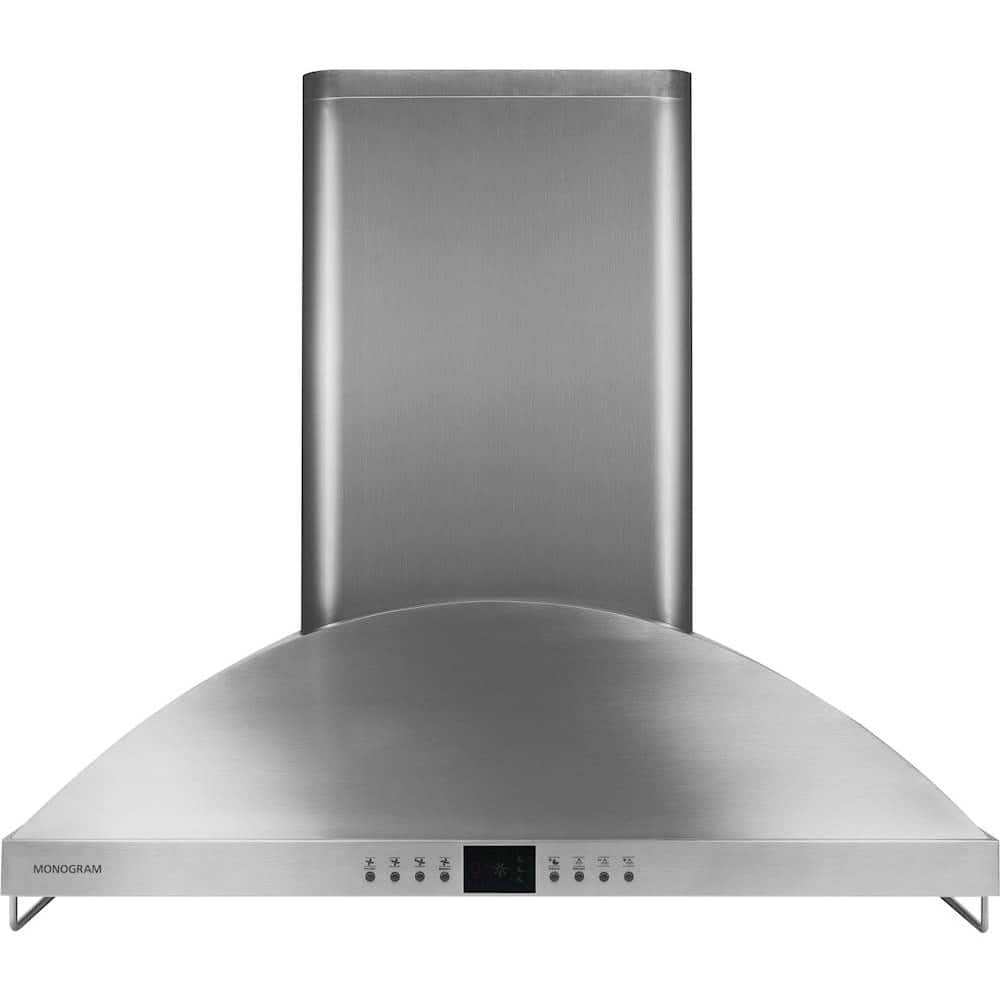 Monogram - 36" Externally Vented Range Hood - Stainless steel - Front_Zoom