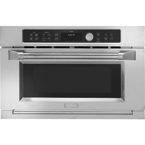 Monogram - 29.8" Built-In Single Electric Convection Wall Oven - Stainless steel - Front_Standard