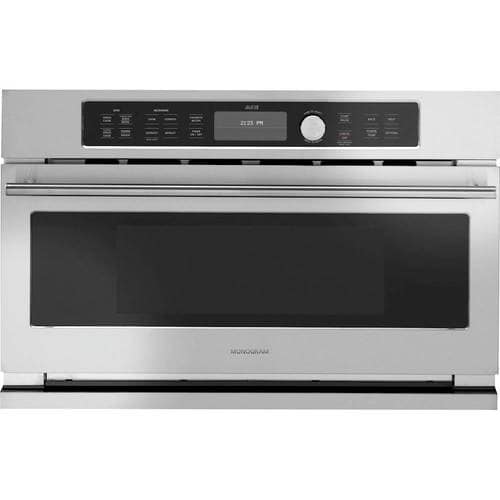 Monogram - 29.8" Built-In Single Electric Convection Wall Oven - Stainless steel - Front_Standard