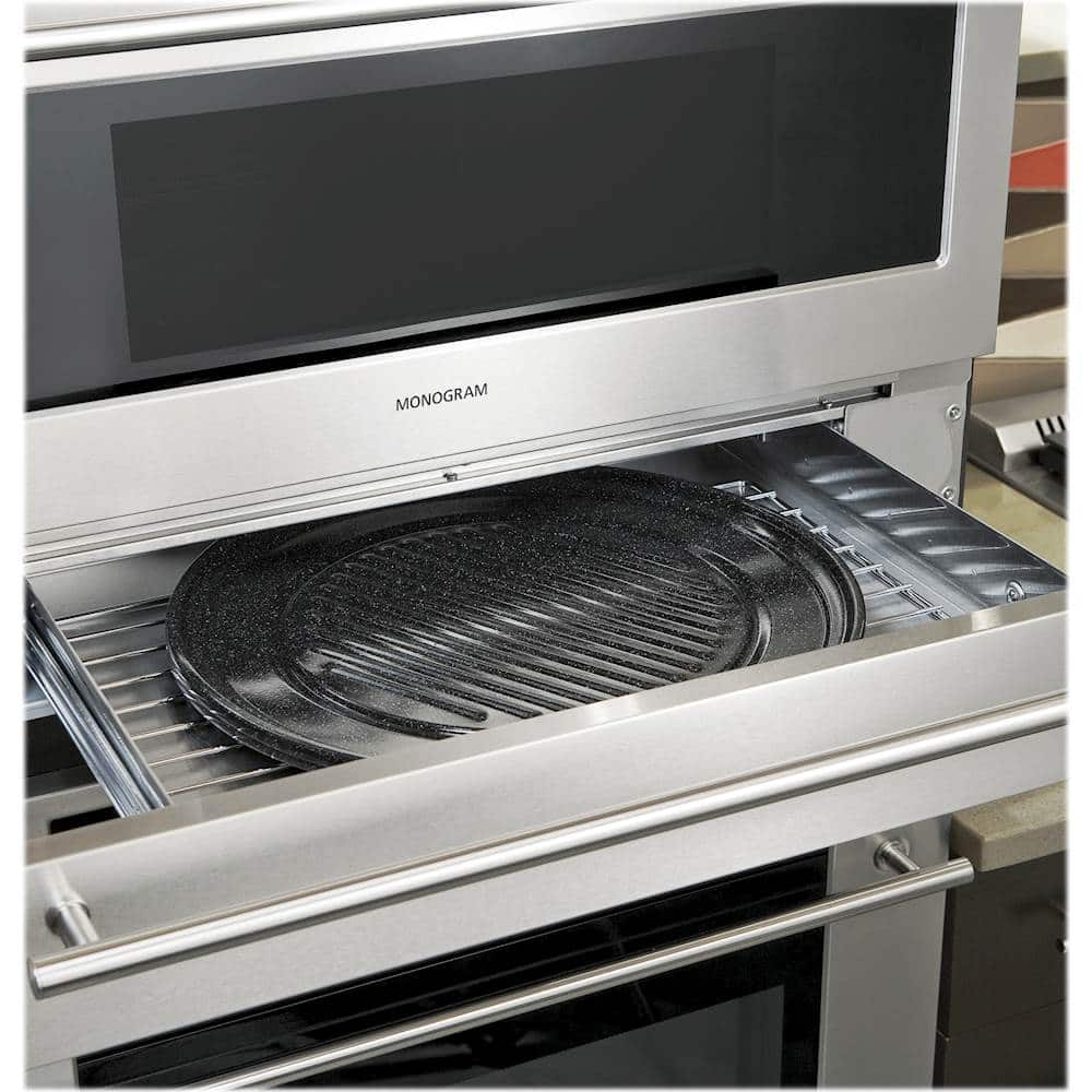 Monogram - 29.8" Built-In Single Electric Convection Wall Oven - Stainless steel - Alt_View_Standard_12