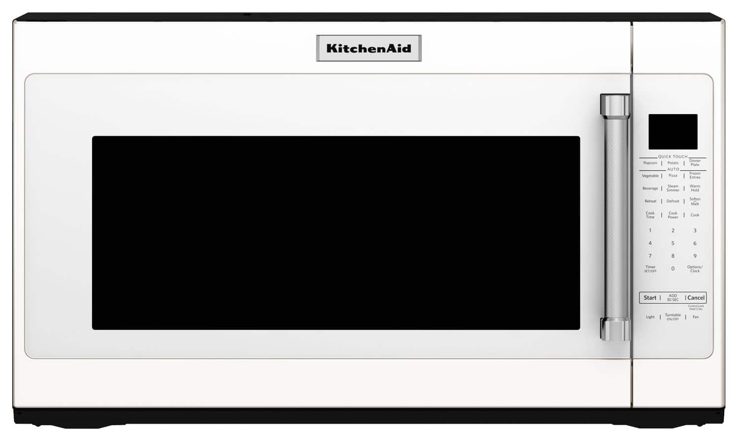 KitchenAid - 2.0 Cu. Ft. Over-the-Range Microwave with Sensor Cooking - White - Front_Standard