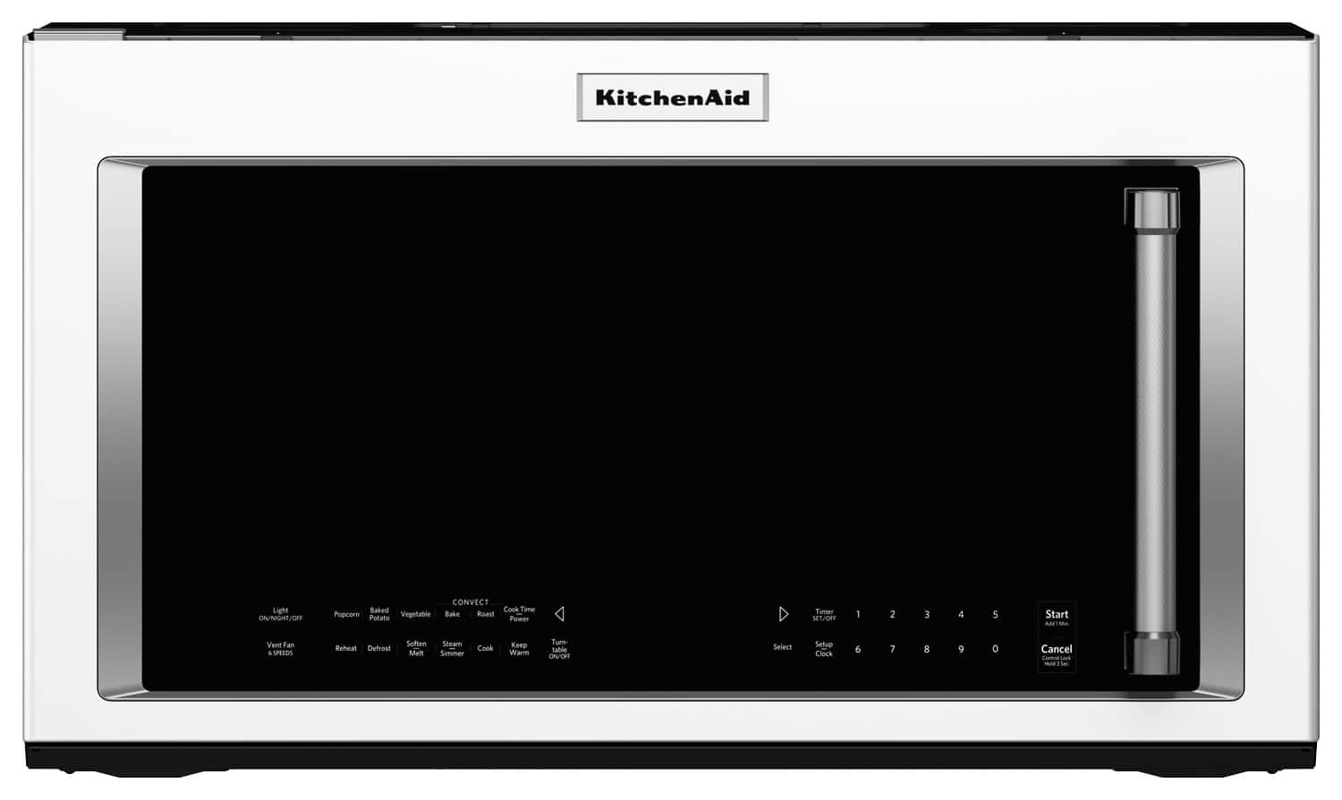 Kitchenaid 1 9 Cu Ft Convection Over The Range Microwave