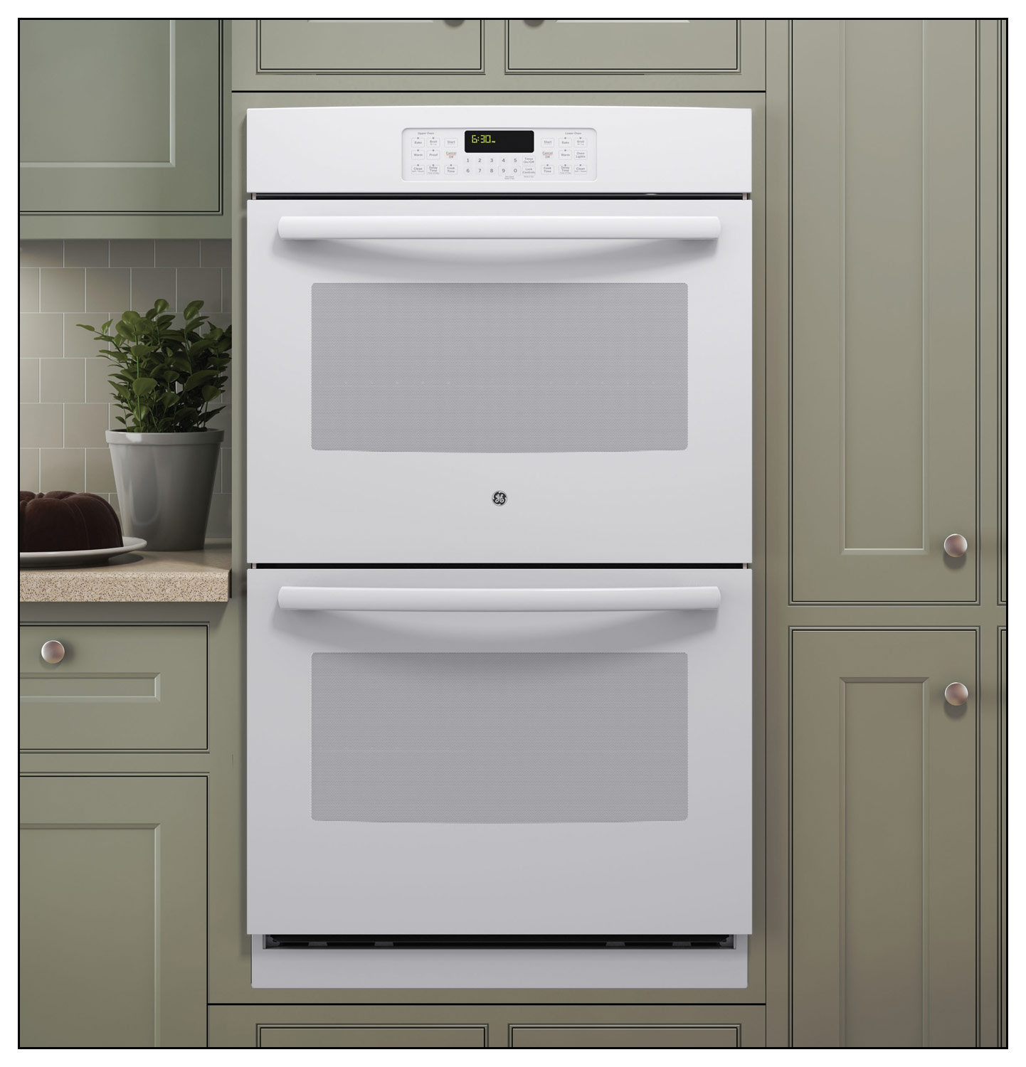 GE 30" BuiltIn Double Electric Wall Oven White at Pacific Sales