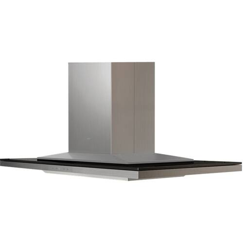 Zephyr - Arc Collection Layers 35" Range Hood - Stainless steel and black glass - Angle_Standard