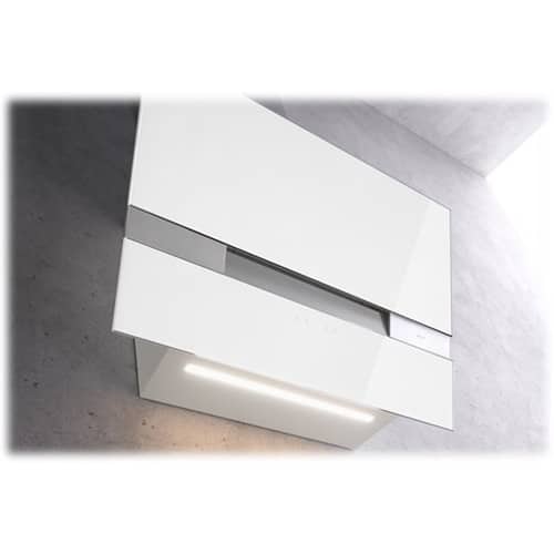 Zephyr - Arc Collection Wave 35" Range Hood - Stainless steel and white glass - Alt_View_Standard_13