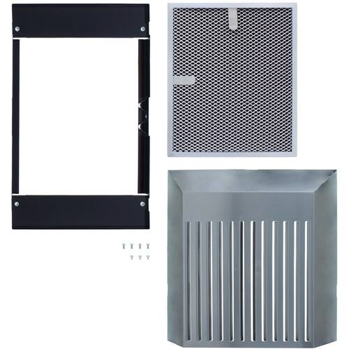 Zephyr - Recirculating Kit for Arc Collection Wave AWA-M90ABX and AWA-M90AWX Hoods - Black - Front_Standard