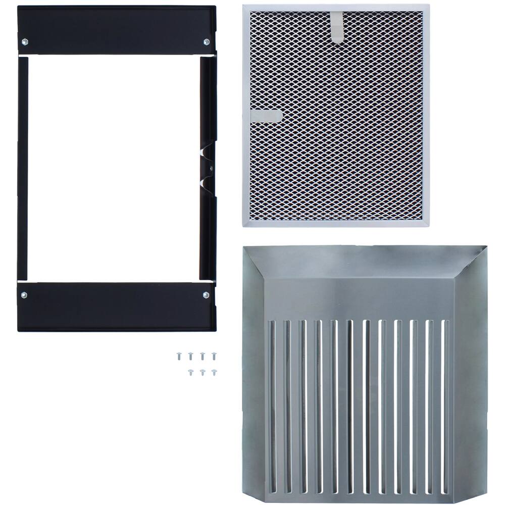 Zephyr - Recirculating Kit for Arc Collection Wave AWA-M90ABX and AWA-M90AWX Hoods - Black - Front_Zoom
