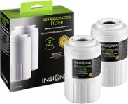 Insignia - Water Filters for Select GE, Hotpoint, Amana and Kenmore Refrigerators (2-Pack)
