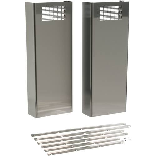 Monogram - Duct Cover for Monogram ZV925SLSS - Silver - Front_Standard