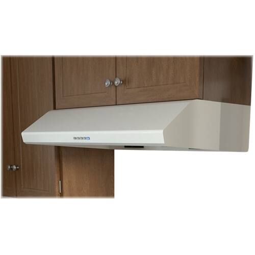 Zephyr - Power Hurricane 36" Externally Vented Range Hood - White - Angle_Standard