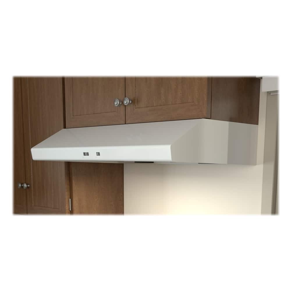 Zephyr - Power Cyclone 36" Externally Vented Range Hood - White - Angle_Standard