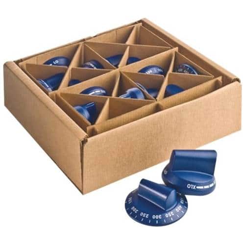 Thermador - Control Knob Set for Pro Grand PRD304 and PRD364 Ranges - Blue - Front_Standard