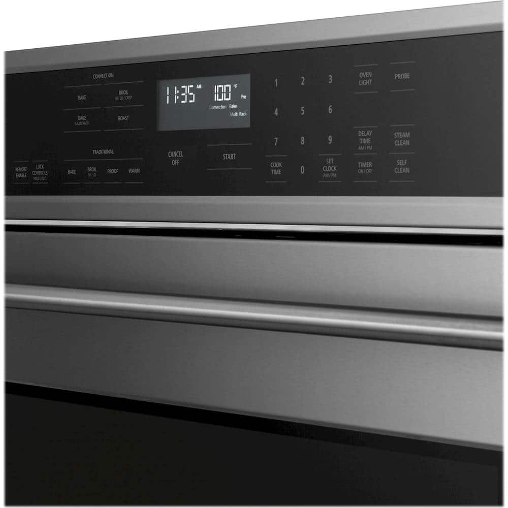 Monogram - 30" Single Electric Convection Wall Oven - Stainless steel - Alt_View_Standard_11