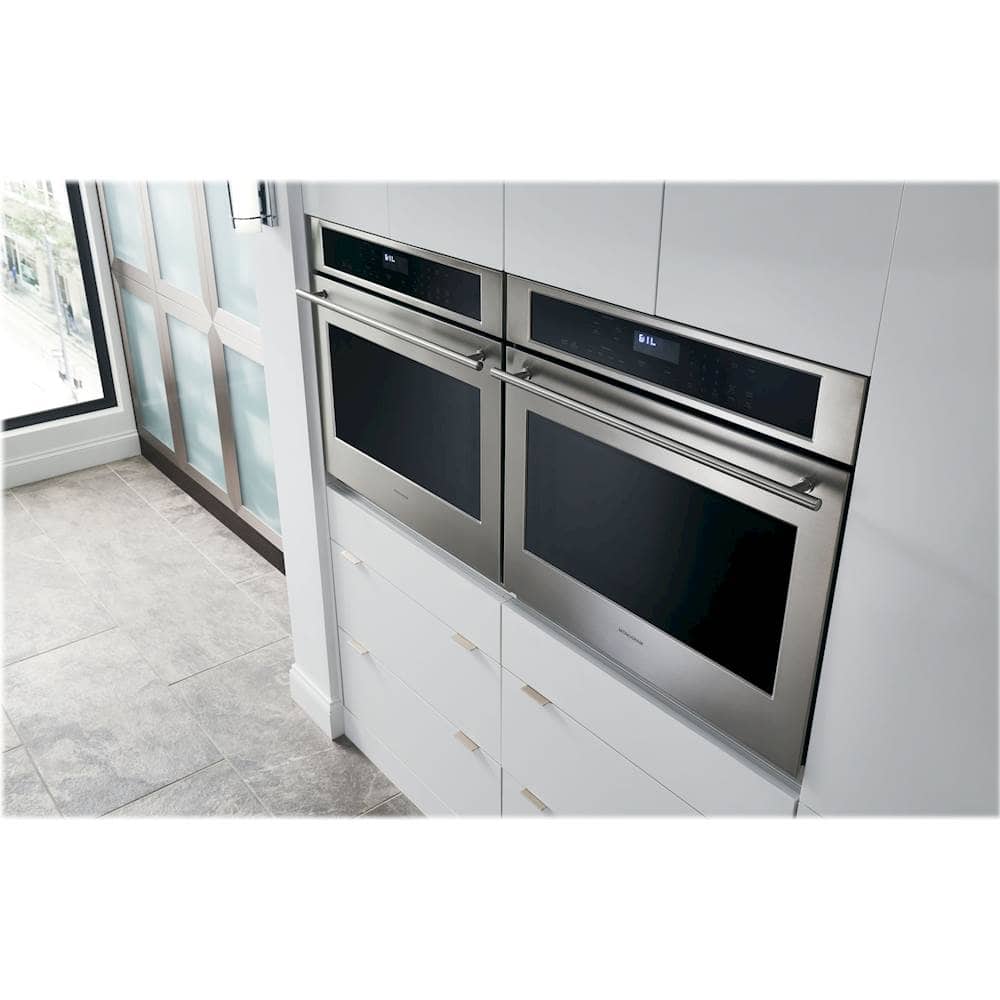 Monogram - 30" Single Electric Convection Wall Oven - Stainless steel - Alt_View_Standard_15
