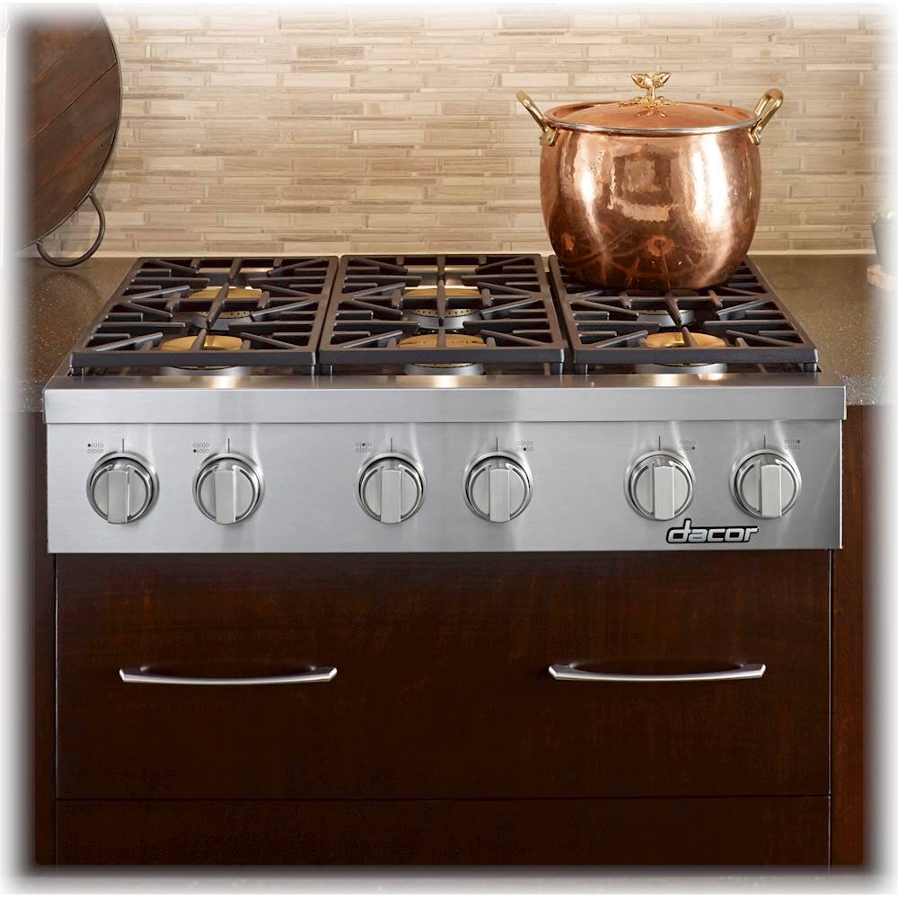 Dacor - Discovery 36" Built-In Gas Cooktop - Stainless steel - Alt_View_Standard_11