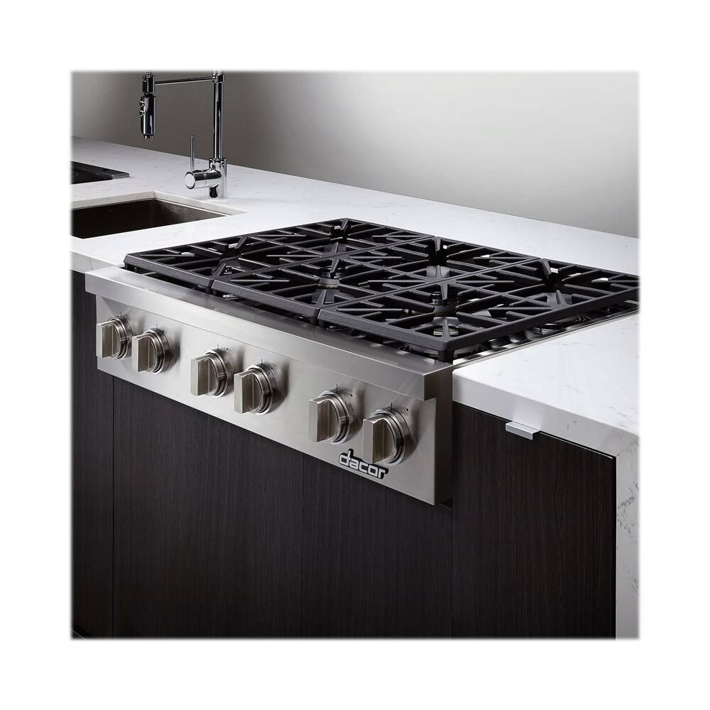 Dacor - Discovery 36" Gas Cooktop - Stainless steel - Alt_View_Standard_11