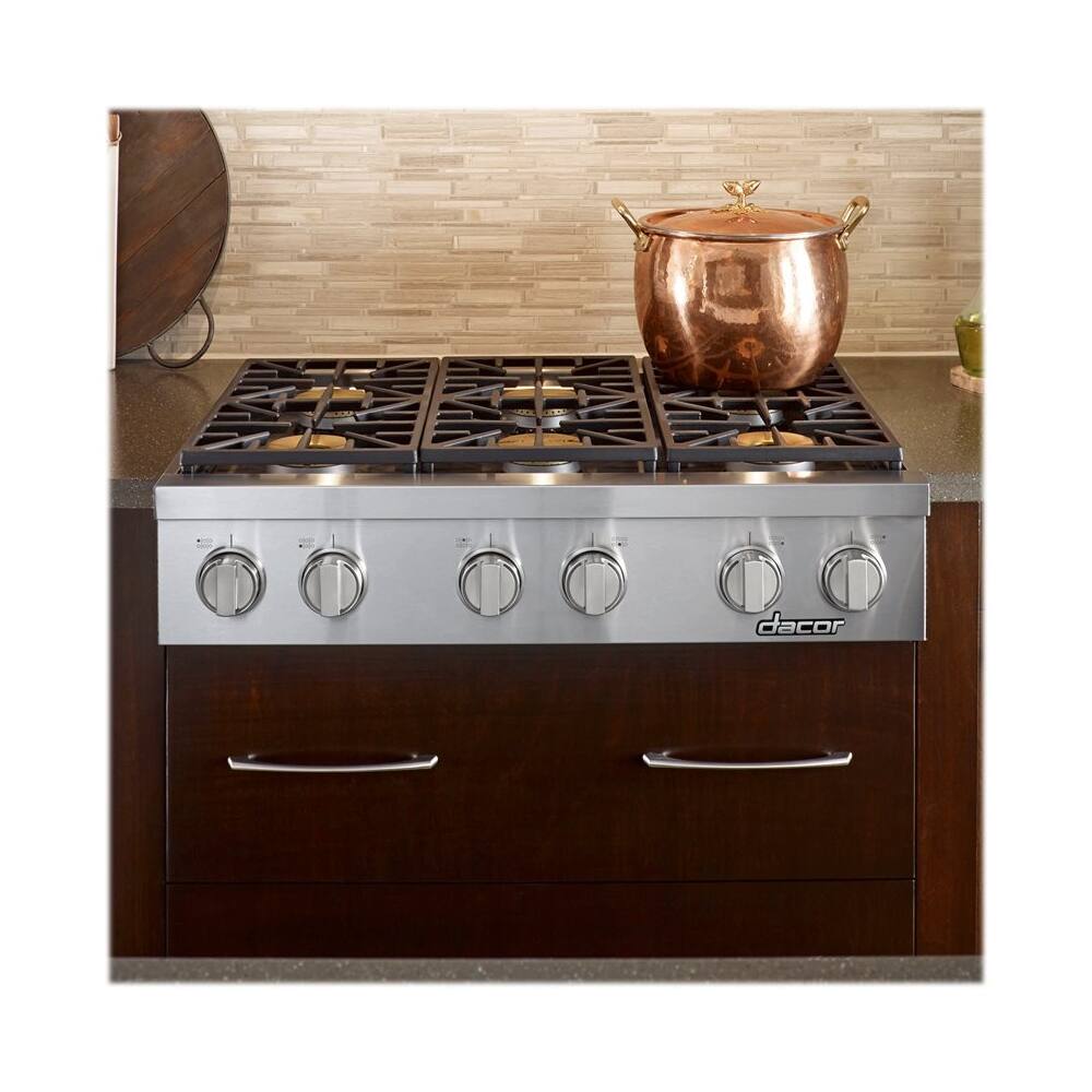 Dacor - Discovery 36" Gas Cooktop - Stainless steel - Alt_View_Standard_13