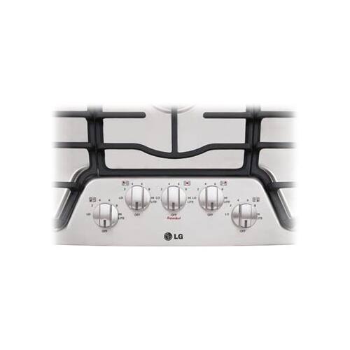 LG - 36" Gas Cooktop - Stainless steel - Alt_View_Standard_12