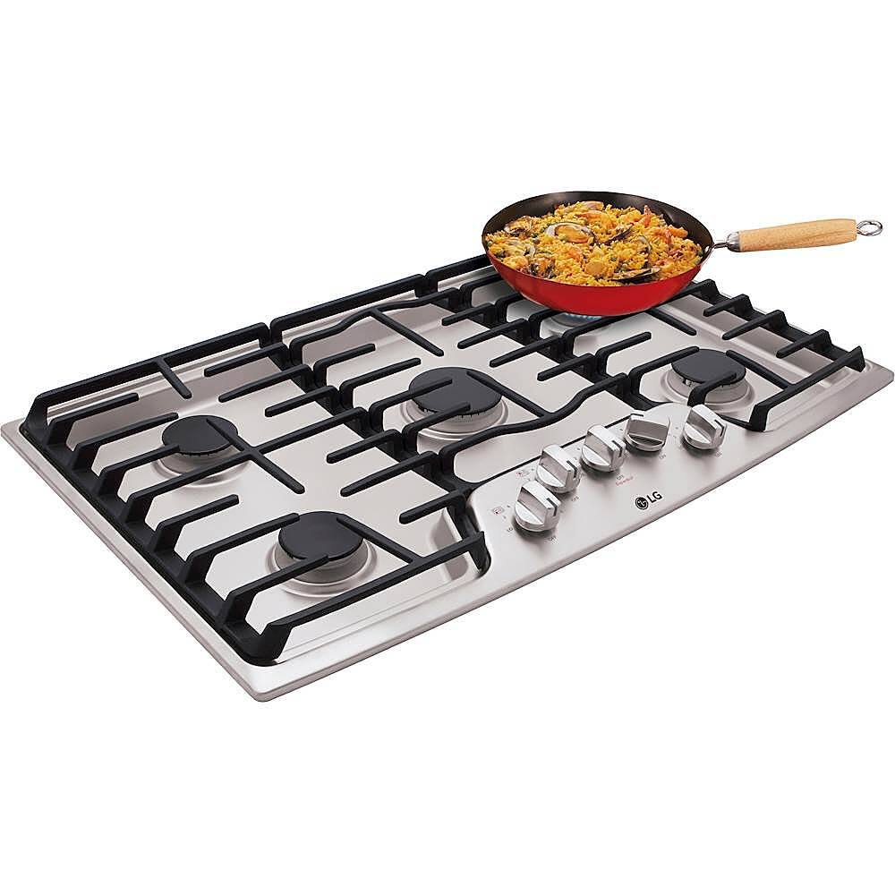 LG - 36" Gas Cooktop - Stainless steel - Alt_View_Standard_13