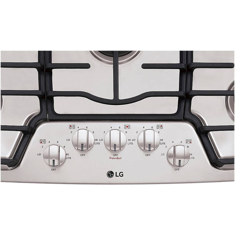 LG - 36" Gas Cooktop - Stainless steel - Alt_View_Standard_14