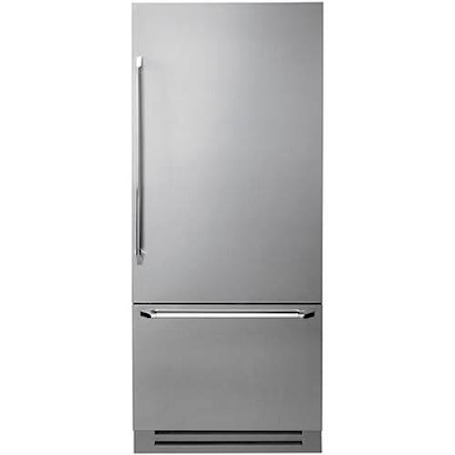 Dacor - Discovery 19.3 Cu. Ft. Bottom-Freezer Built-In Refrigerator - Stainless steel - Front_Standard