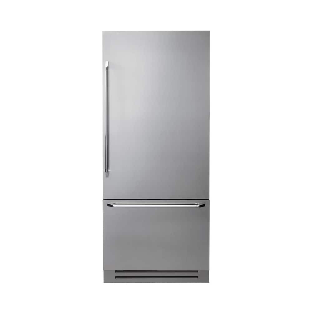 Dacor - Discovery 15.5 Cu. Ft. Bottom-Freezer Built-In Refrigerator - Stainless steel - Front_Zoom