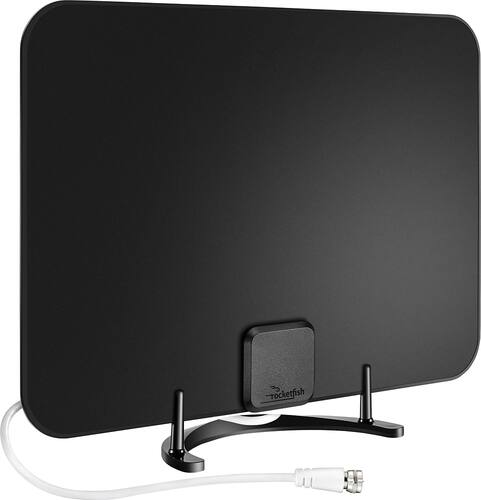 Rocketfish™ - Ultra Thin HDTV Antenna - Black/White