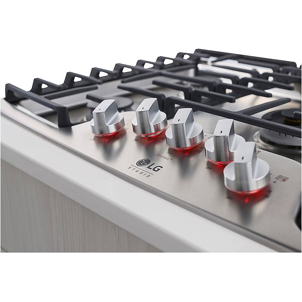 LG STUDIO 30" BuiltIn Gas Cooktop Stainless steel at Pacific Sales