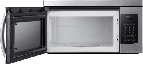 Samsung - 1.6 Cu. Ft. Over-the-Range Microwave - Stainless ...