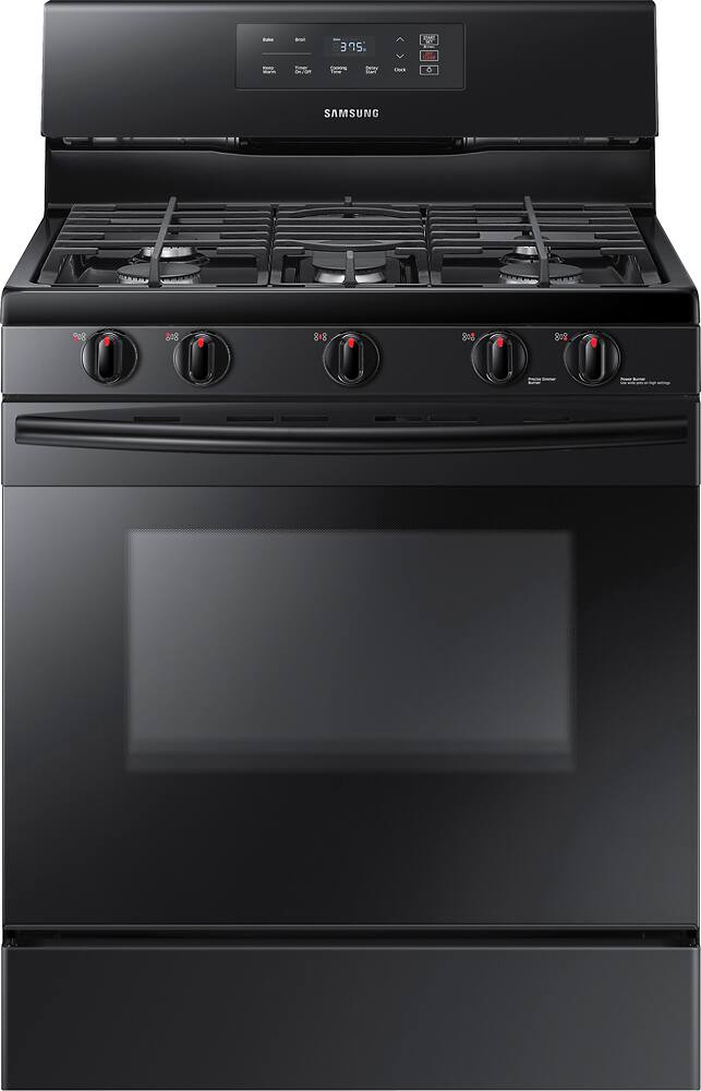 Samsung 5.8 Cu. Ft. Freestanding Gas Range Black at Pacific Sales