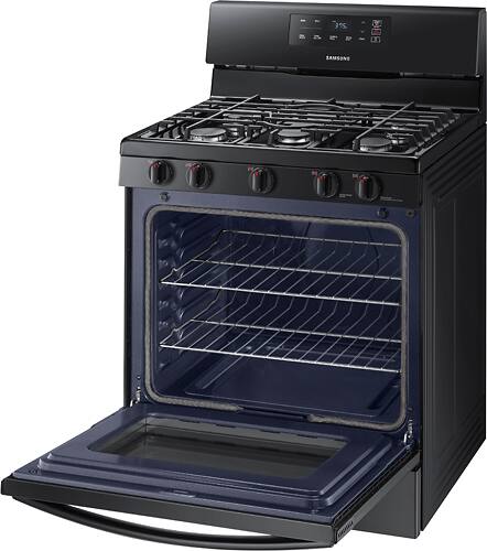 Samsung - 5.8 Cu. Ft. Freestanding Gas Range - Black - Alt_View_Standard_11