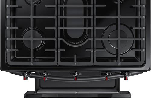 Samsung - 5.8 Cu. Ft. Freestanding Gas Range - Black - Alt_View_Standard_13