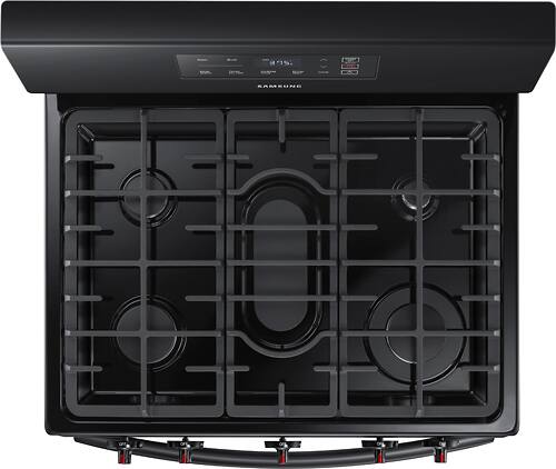 Samsung - 5.8 Cu. Ft. Freestanding Gas Range - Black - Alt_View_Standard_14